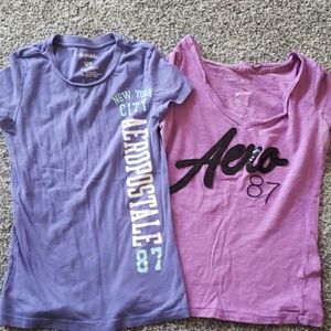 Two aeropostale t-shirts